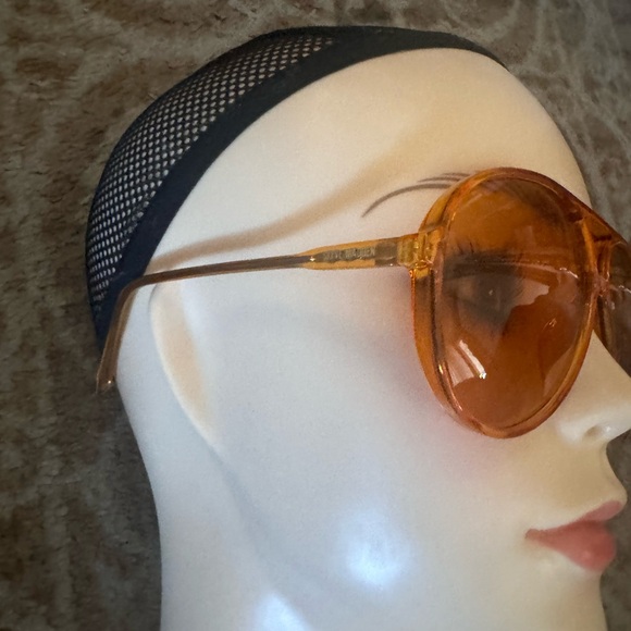 Steve Madden aviator sunglasses orange lenses - Picture 4 of 6